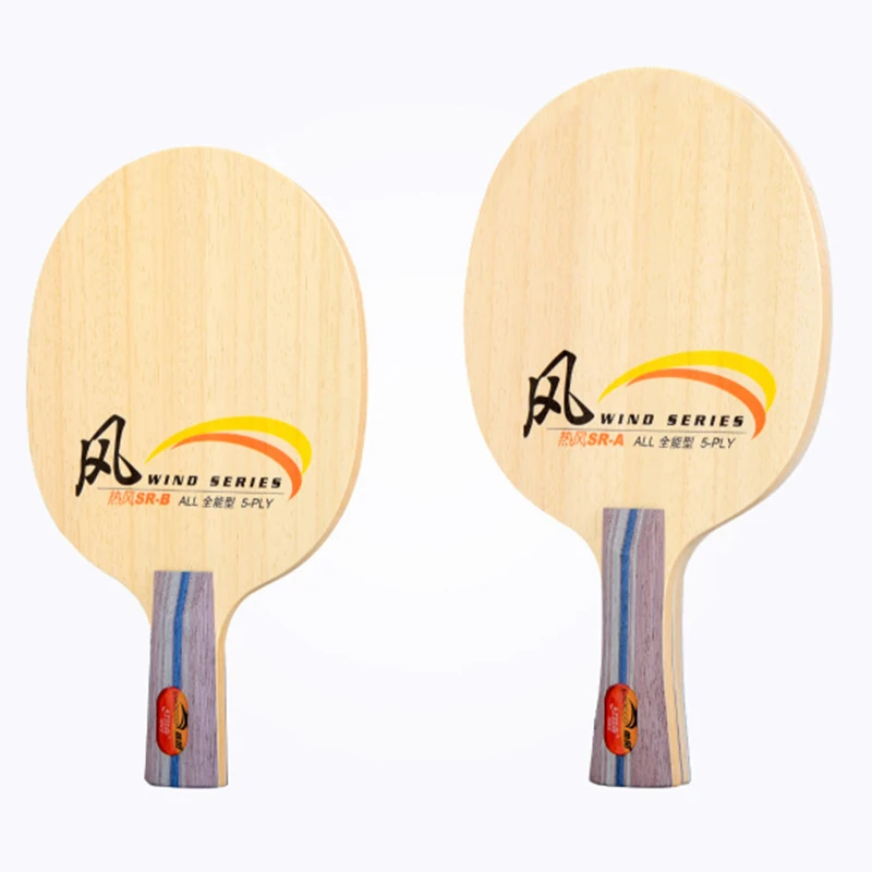 

Original DHS SR A B table tennis blade pure wood table tennis racket fast attack loop ping pong racket good control strength