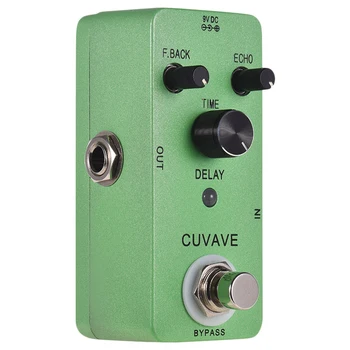 

Cuvave Delay Analog Classic Delay Echo Guitar Effect Pedal Zinc Alloy Shell True Bypass
