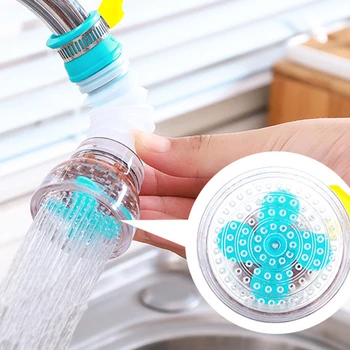 

Rotation Kitchen Faucet Spouts Sprayers PVC Shower Tap Water Filter Purifier Nozzle Filter Water Saver For Household Kitchen