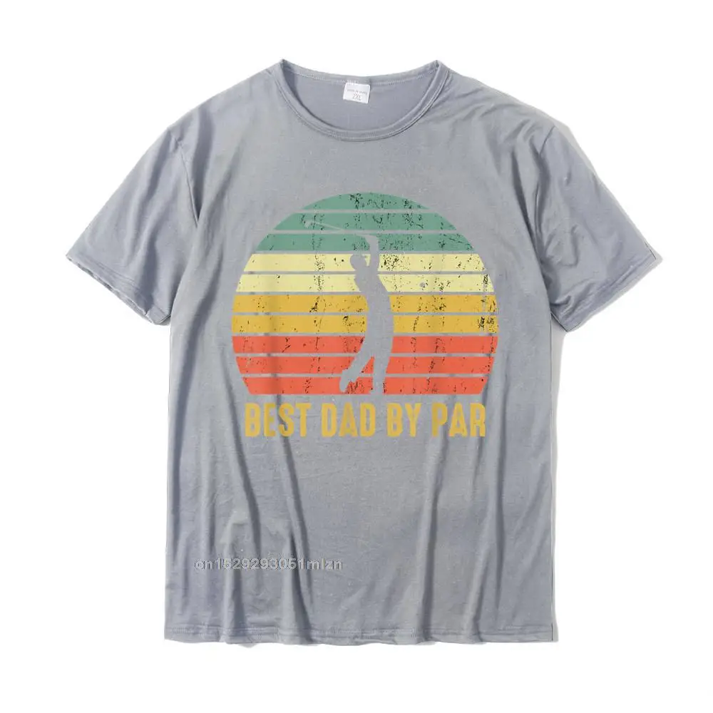 Camisa Leisure Short Sleeve T Shirt Labor Day Round Neck Pure Cotton Men's T-Shirt Leisure Sweatshirts Funny Free Shipping Mens Best Dad By Par Funny Golf Gift For Men Fathers Day Golfer T-Shirt__4655 grey