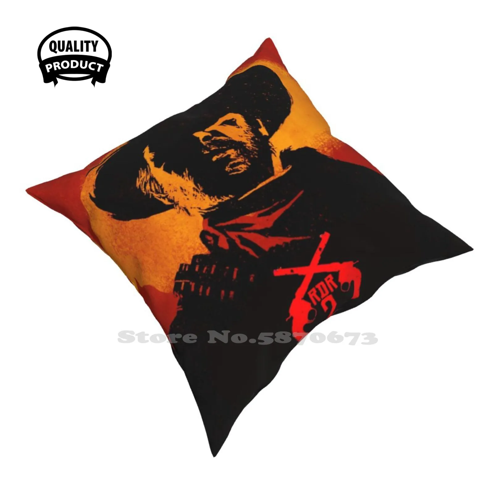 Rdr2 Red Rider Fodera Per Cuscino Rdr2 Red Dead Redemption Red Dead Redemption