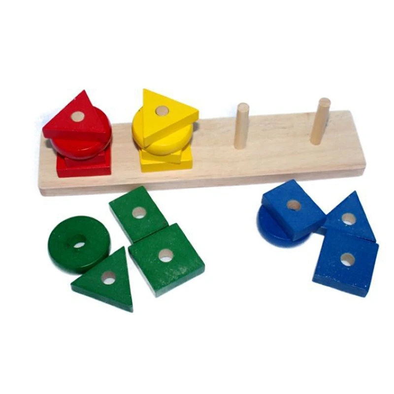  8 Sets of Sensory Teaching Aids Kindergarten Early Childhood Children advantage Shape Board Family - 4000392117696