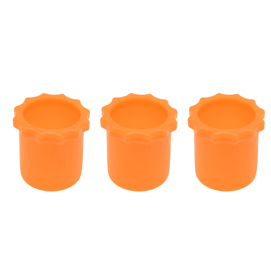 

uxcell 3pcs Wireless Handheld Microphone Anti-rolling Mic Bottom Rod Sleeve Orange Protect Microphone from Shocks Bumps