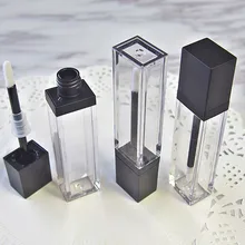20 шт./лот, 7 мл, квадратный Жидкий Макияж, пустая губная помада, блеск для губ, тюбики, высокое качество, прозрачный косметический упаковочный контейнер