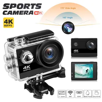 

Outdoor Professional Sports Appareil Photo Camera 4K Action Camera Waterproof WiFi HD Sports Camcorder with Wide-Angle Lens