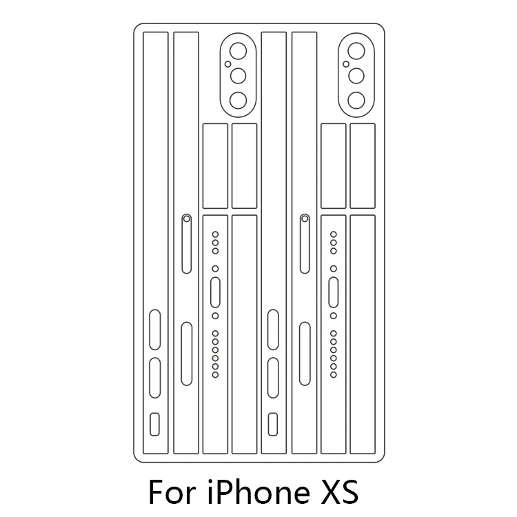 Новинка, ультратонкая прозрачная наклейка для iPhone X, XS, MAX, боковая пленка, наклейка для iPhone 11, 11Pro, Max, ледяная пленка, наклейка