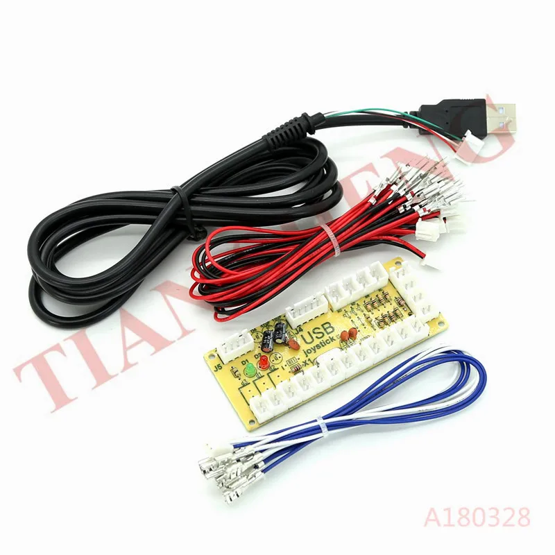 1 плеер с нулевой задержкой аркадная игра USB энкодер ПК для джойстика MAME & Raspberry Pi