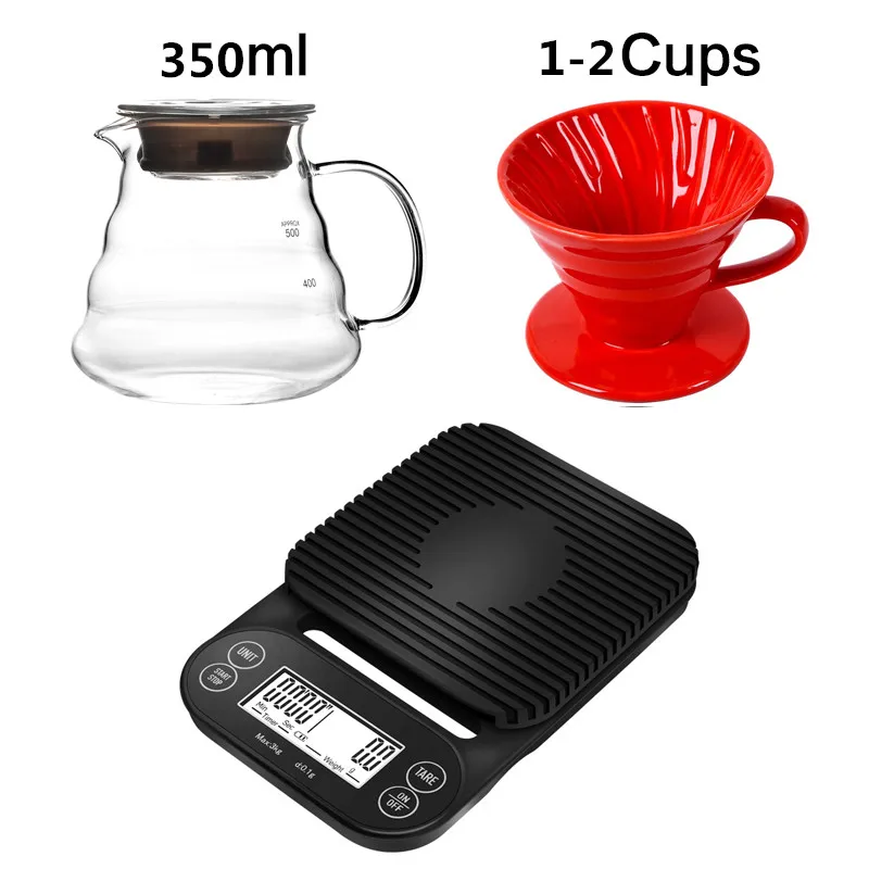 1-2 Cups Red Set