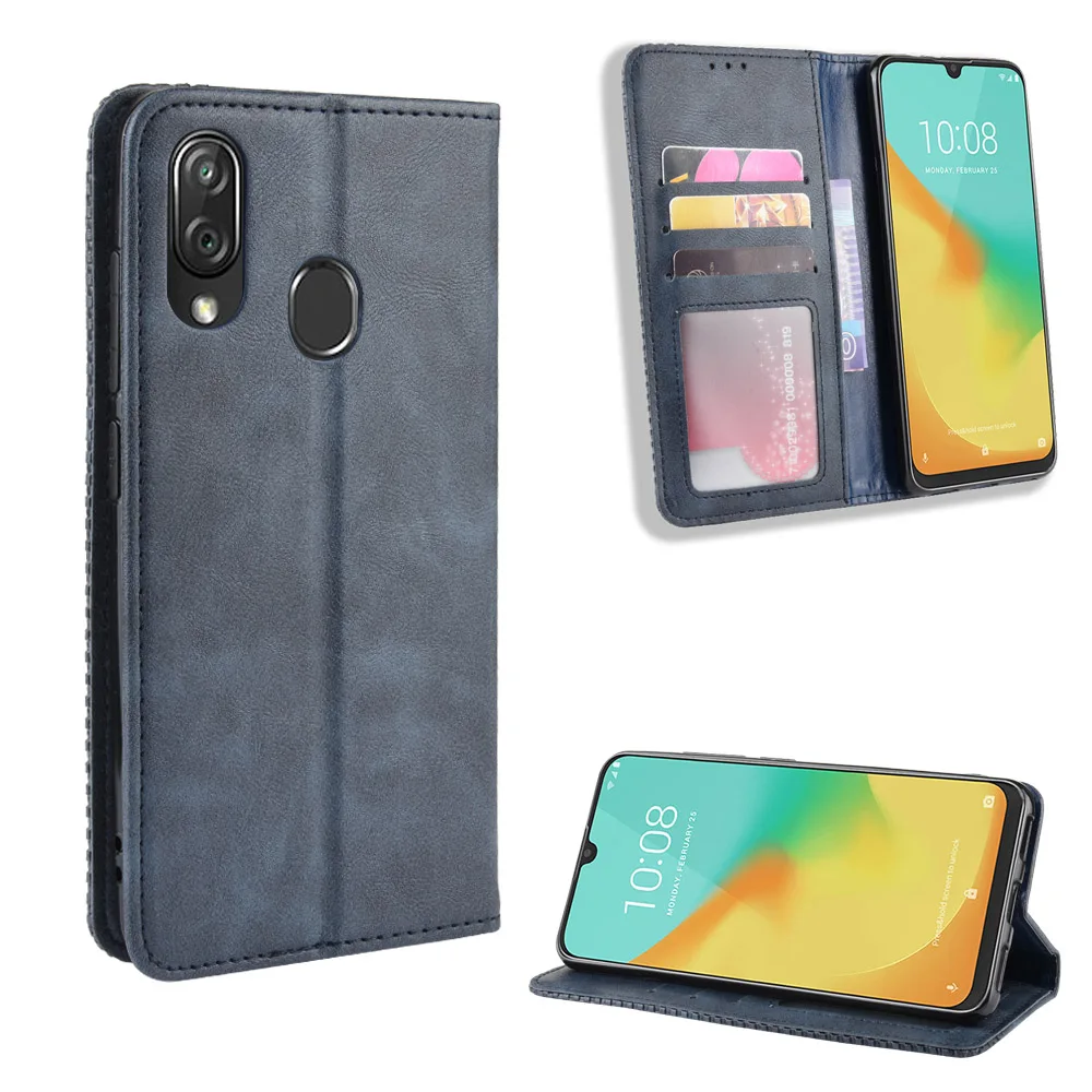 Роскошный кожаный флип-чехол в стиле ретро для zte Blade V10 Vita Чехол-кошелек с подставкой для карт Магнитный чехол-книжка для zte Blade V10 Vita чехол