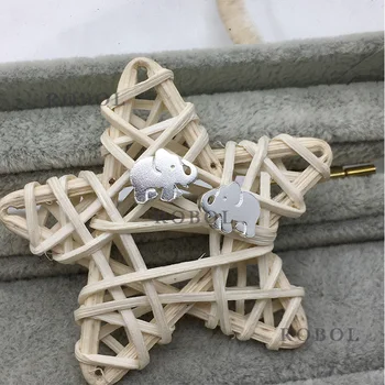 

Spanish Bear High-quality New Boutique S925 Sterling Silver Earrings Baby Elephant Style Earrings Cute and Clever New Autumn