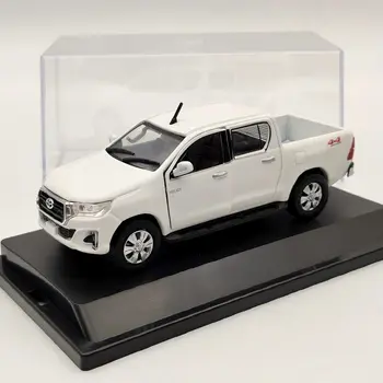 

1/43 For T~ota Hilux Revo 4X4 Diff Lock 2.8 White Diecast Models Pickup Truck Auto Toys Gift Collection