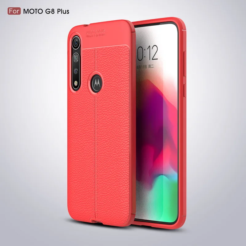 YISAHNGOU чехол s для Motorola Moto G8 G7 PLus G8 P40 G7 Play P40 G7 power P40 Note Мягкий силиконовый чехол из углеродного волокна Fundas - Цвет: Красный