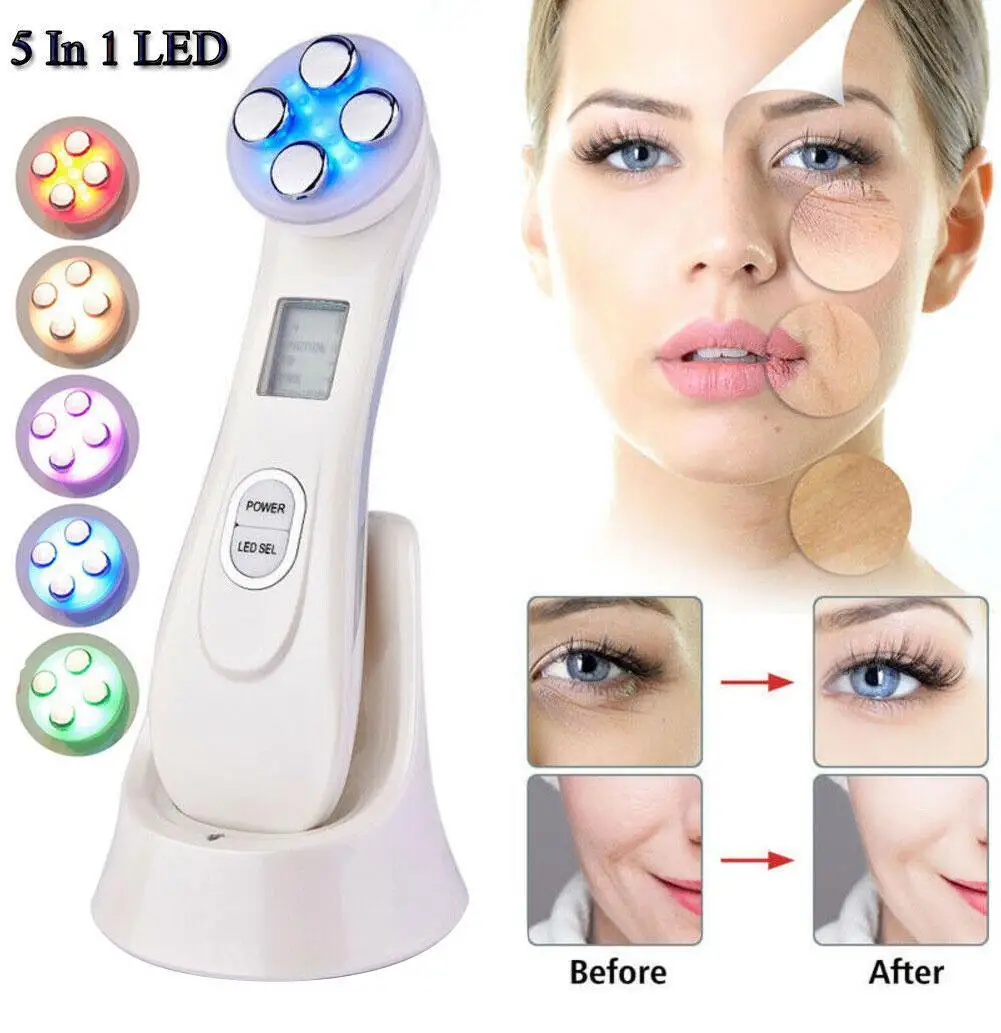 Electric Muscle Stimulator beauty whitening compact care instrument LED