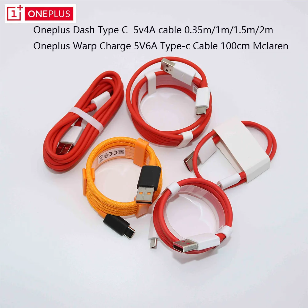 Кабель быстрой зарядки Oneplus Тип C USB 3 1 кабель для 0 35 М/1 м/1 5 м/2 м и Warp Charge в 6 А Type-c 100