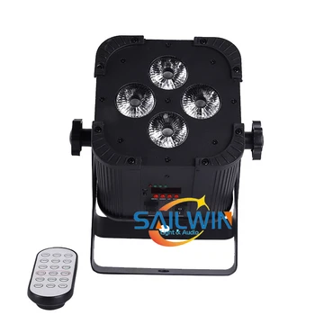 

CHINA STAGE LIGHT Cheap 4*18W 6IN1 RGBAW UV MINI Battery Wireless LED Par Light Projector Stage Lighting