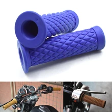 Универсальный 7/" 22 мм Ретро резиновая мотоциклетная ручка 8 цветов доступны для Suzuki GSXR600 GSXR750 GSXR1000 GSR600 GSR750 GSF600