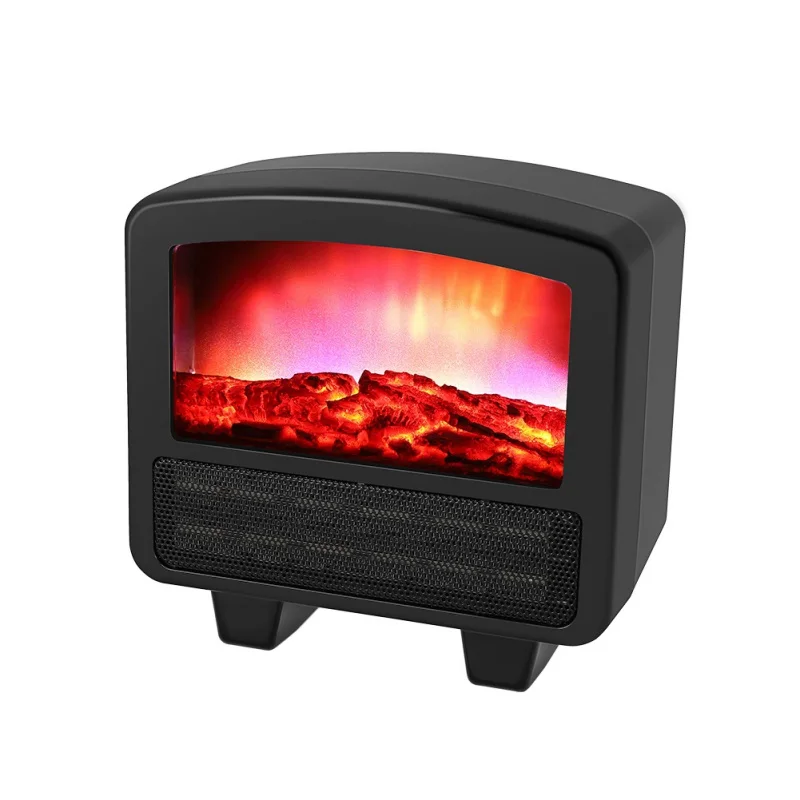 Инфракрасный камин нагреватель-электрический камин плита ж/Система быстрого нагрева, портативный обогреватель пространства для комнаты с реалистичным 3D Fak