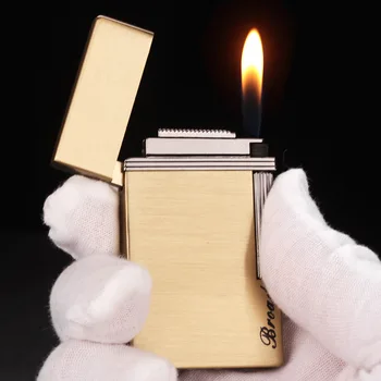 

Free Fire Ping Bright Sound Lighter Torch Turbo Grinding Wheel Flint Lighter Butane Metal Gas Cigarette Cigar Lighter Inflated