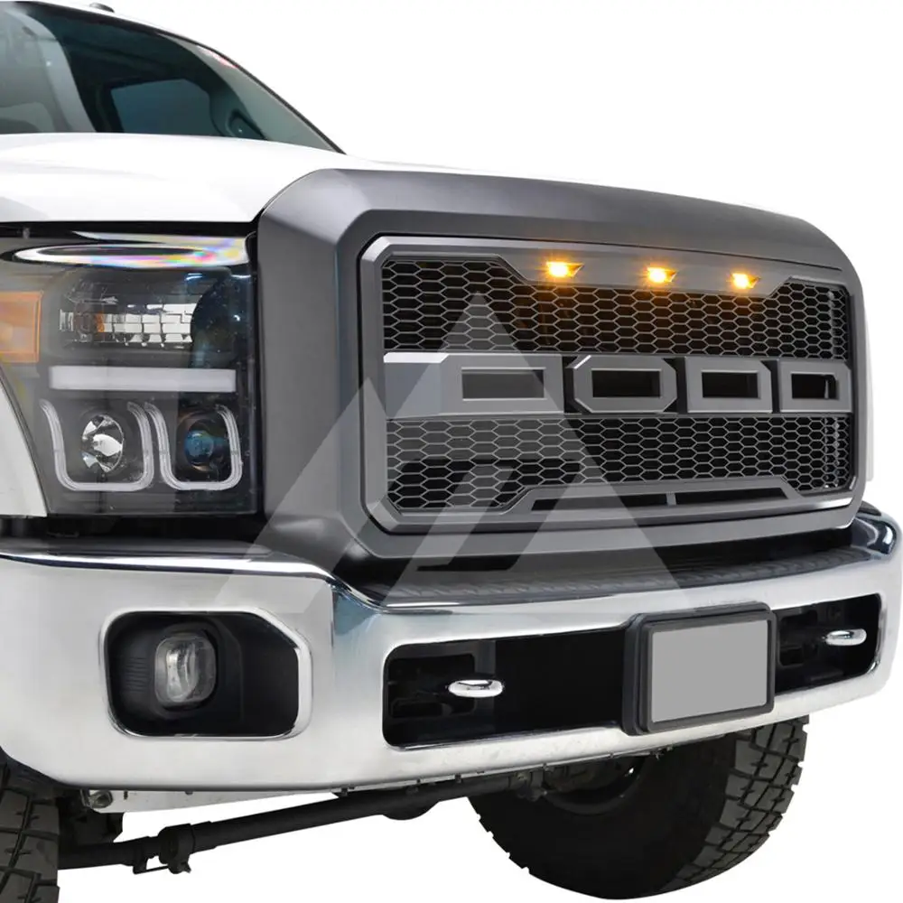 Для 2011 2012 2013 Ford F250/F350 ABS Раптор стиль Упакованные решетки