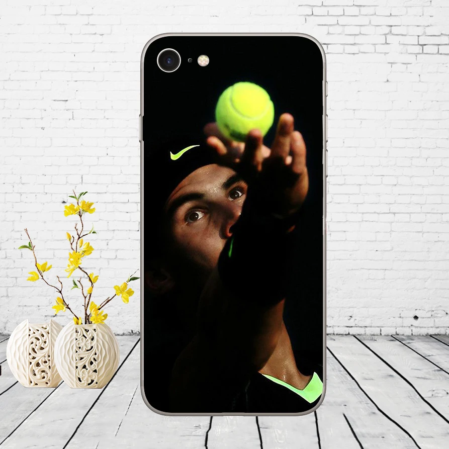 Мягкий силиконовый чехол для iPhone 5 5S SE 6 6s 8 plus 7 7 Plus X XS SR MAX 85DD Tennis star roger federer - Цвет: 10