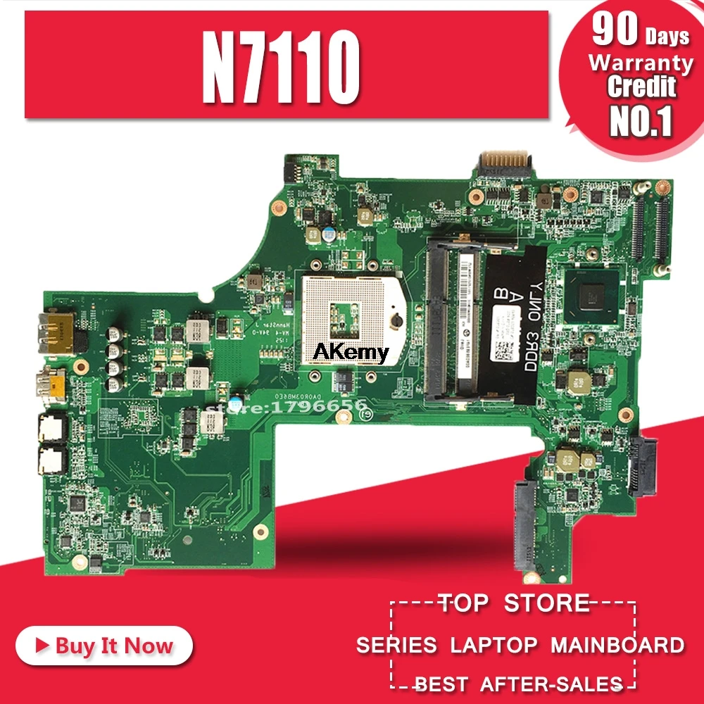 

Stock XMP5X 0XMP5X fit for Dell Inspiron 17R N7110 Motherboard DA0R03MB6E1 31R03MB0010 fully tested working