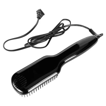 

Multifunctional Straightener Comb Beard Straightener Heating Beard Brush Men and Women Quick Hair Styler EU Plug