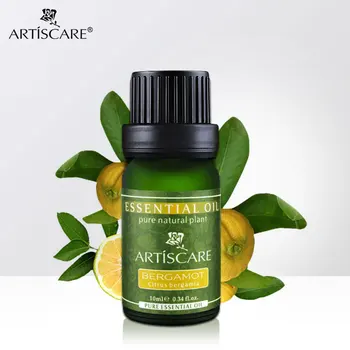 

ARTISCARE 100% Pure Bergamot Essential Oil 10ml Clear Skin and Oil Control Facial Care Perfume DIY Face Cleaner Beauty Essence