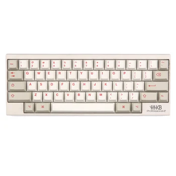 

60 Keys PBT Keycaps For HHKB Capacitive Keyboard Grey White Red Color Sublimation Key Cap For Keyboard Replacement DIY