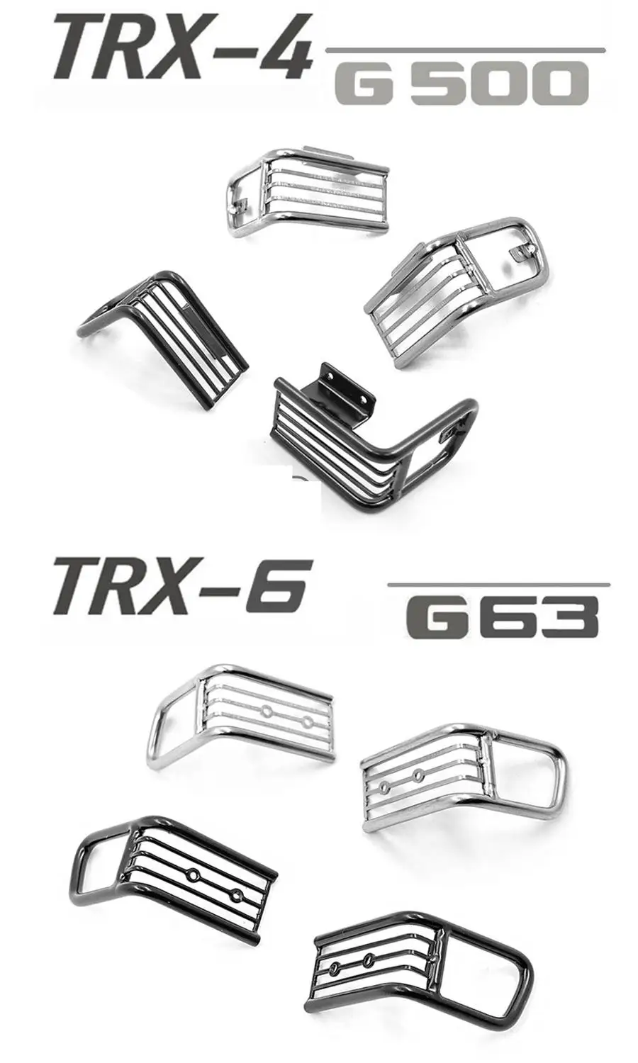 Металлическая задняя крышка для TRAXXASPARTS TRX6 G63 TRX4 G500 82096 4 запчасти радиоуправляемых