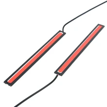 

Set Car LED Lights Luminous Parts RED Replacement Strip Waterproof 17cm DRL