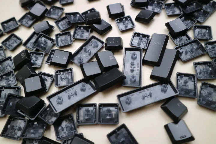 2nd geração backlit keycaps com caixa