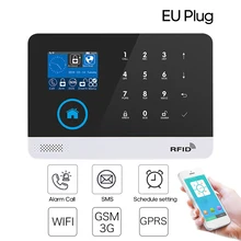 WiFi переключаемая Беспроводная GSM домашняя сигнализация Беспроводная и Проводная детекторы сигнализация умный дом система безопасности приложение дистанционное управление