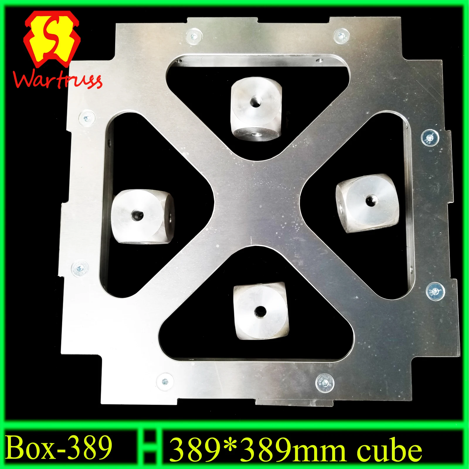 

aluminum cube section for repair corner box connection plate for 389mm truss