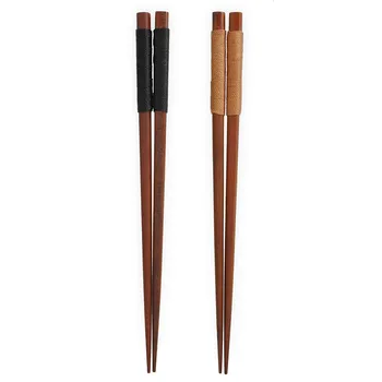 

For Travel Camping Picnic Kitchen Palillos Chinoss 1Pairs Eco-Friendly Chopsticks Reusable Wooden Tableware Chinese Chopsticks