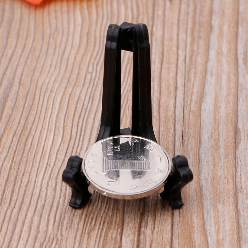 

Mini Plastic Display Stand Plate Coin Card Medal Golf Balls Holder Easel D08F