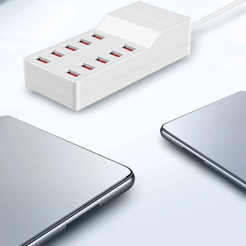 Зарядная док-станция с 10 USB-портами 50 Вт 5 В/10 А | Инструменты