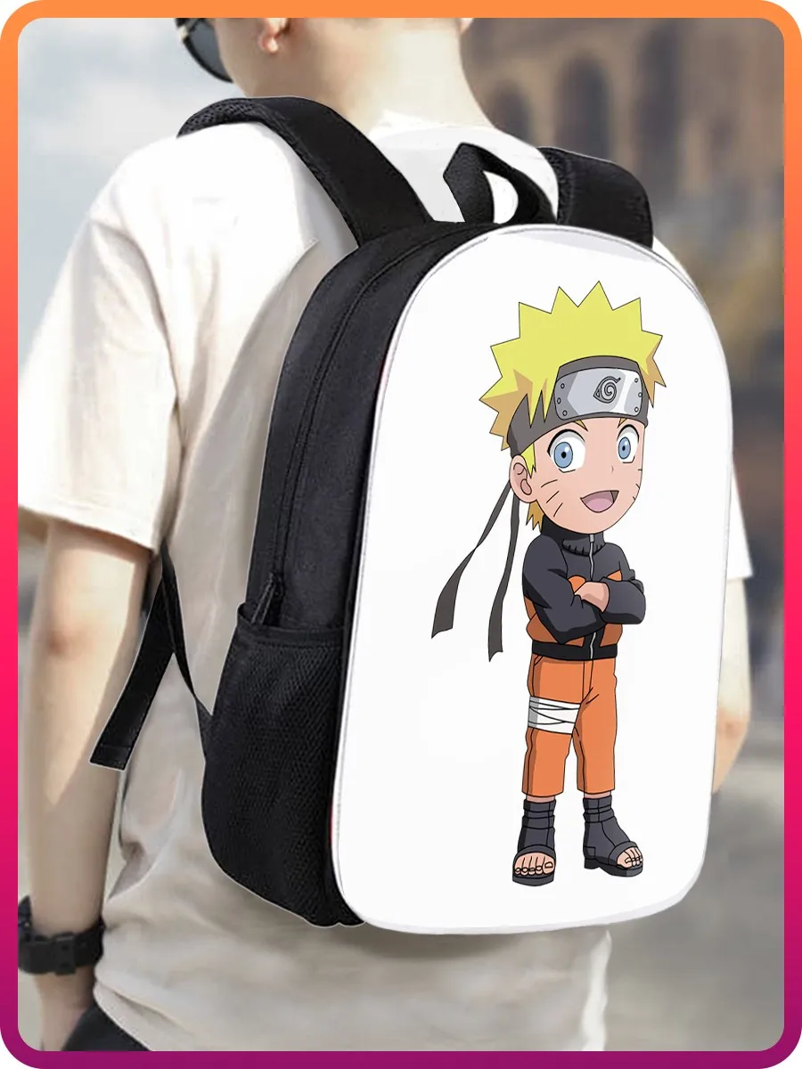Рюкзак Наруто (аниме манга anime Naruto Саскэ Сакура Боруто Ван-Пис хвост феи) - 6 | Багаж