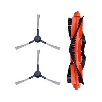 

2pcs Side Brushes & 1pc Roller Brush Kit for XIAOMI STYJ02YM for MIJIA Robot Vacuum Cleaner Replacemen Parts Accessories