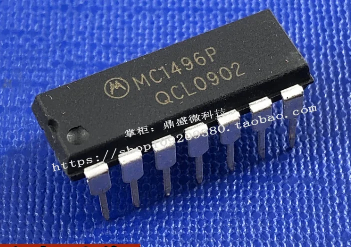 10 Pezzi MC1496 MC1496PG DIP-14 - Modulatori/Demodulatori Bilanciati #K1995