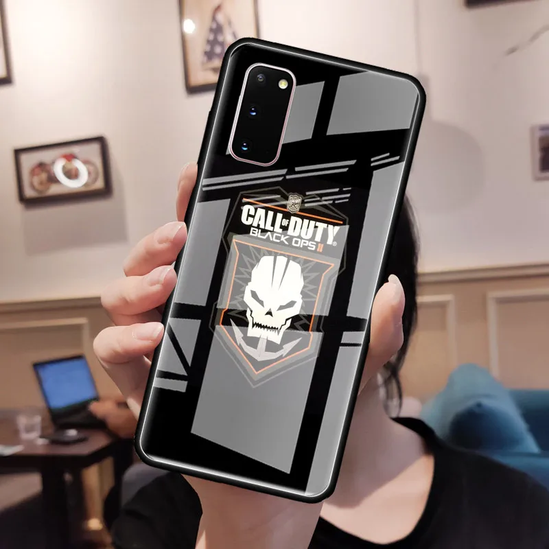 Tempered Glass Case For Samsung Galaxy S20 Ultra S10 5G S10e S8 S9 Plus Note 8 9 10 Lite Phone Cover Call of Duty World War II Tempered Glass Case For Samsung Galaxy S20 Ultra S10 5G S10e S8 S9 Plus Note 8 9 10 Lite Phone Cover Call of Duty World War II
