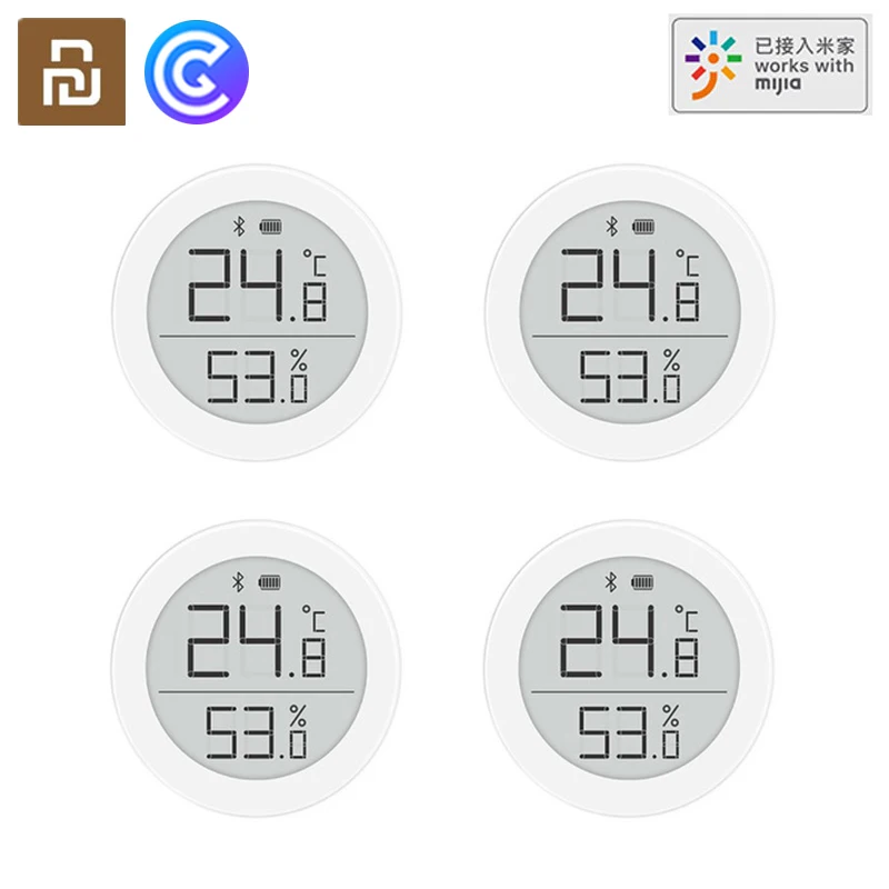 Цифровой термометр Youpin Clear Grass измеритель влажности с Bluetooth и ЖК-дисплеем для