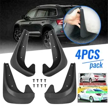 

4pcs Car Mud Flaps Splash Guard Fenders for Front or Rear w/ Screw Universal Fit