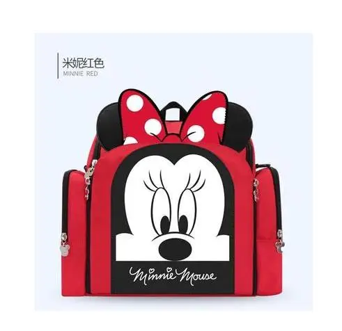 Disney Детские Пеленки сумки обеденное кресло Мумия Mochila Материнство подгузник коляска сумка изоляция водонепроницаемый мумия рюкзак - Цвет: picture color