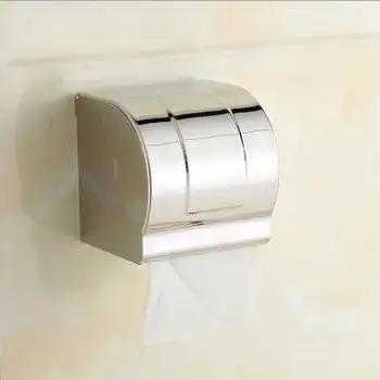 

Free Shipping YUJIE JXT1078 Stainless steel toilet tissue box with ashtray paper hardware hanger toilet waterproof paper box
