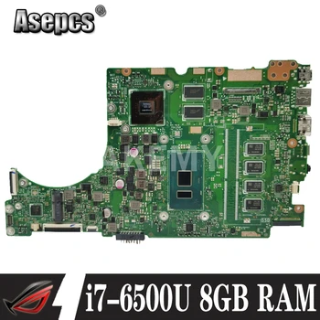 

Akemy laptop Motherboard For Asus UX310UVK UX310UQ UX310UQK RX310U RX410U UX410UV UX410UQ UX410UQK Mainboard i7-6500U 8GB RAM