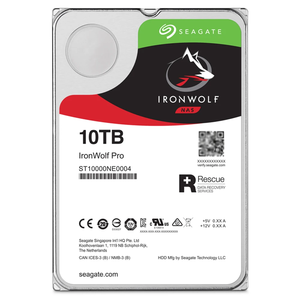 Seagate IronWolf Pro 2TB 4TB 6TB 8TB 10TB 12TB 14TB 16TB NAS Internal Hard Drive–RAID Network Attached Storage Recovery Service