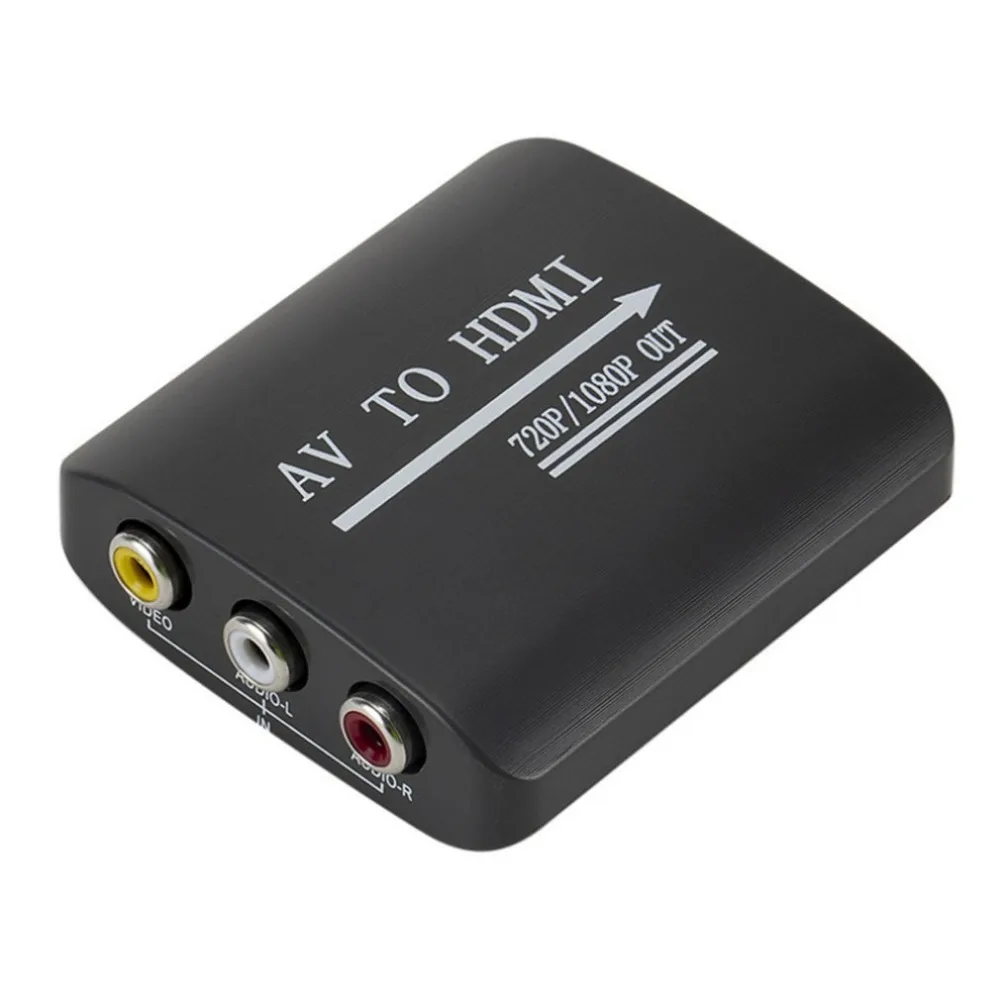 Мини AV в HDMI видео конвертер коробка AV в HDMI адаптер для HD tv PS3 PS4 PC DVD Xbox проектор