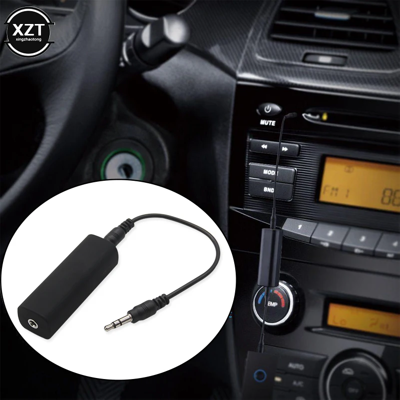 Ground Loop Noise Isolator Audio Noise Filter Car Stereo Accessories 3.5mm Cable For Car Audio Home Stereo