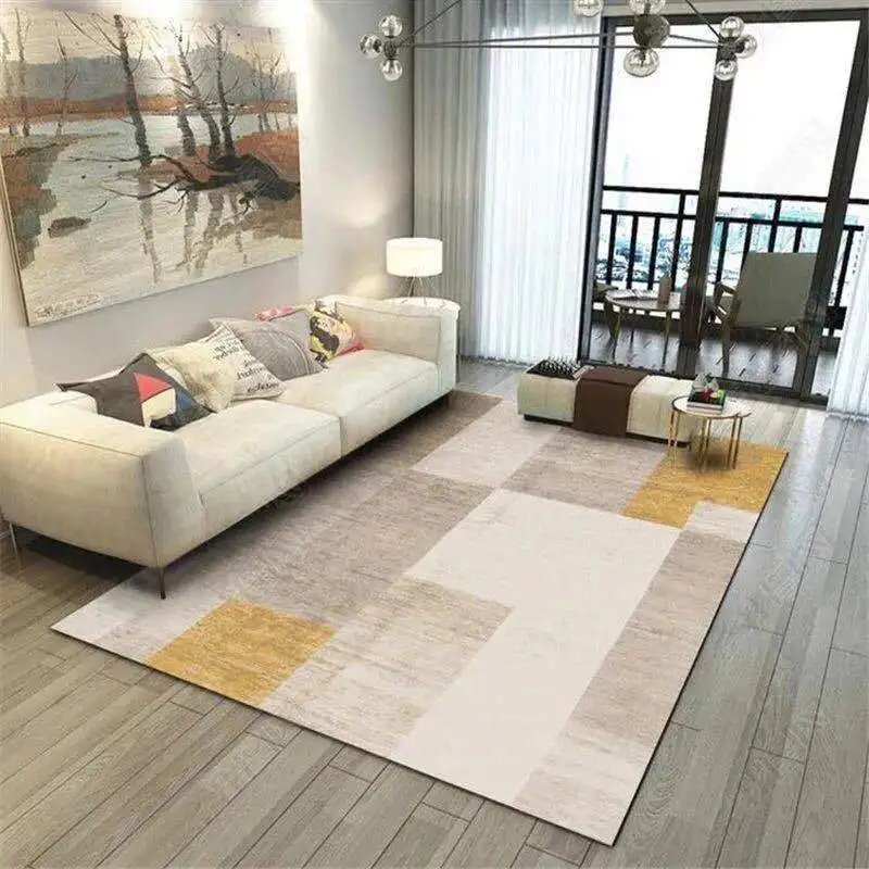 Tapis de décoration moderne pour salon, lavable, grande surface, pour  chambre à coucher, antidérapant, pour la maison, tapis salon grande taille,  tapis de chambre, Tapis Géométrique Imprimé Moderne Lavable - AliExpress