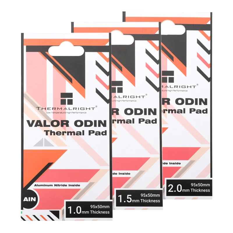 Thermalright VALOR-ODIN 90*50mm thermal pad 15w/mk 1mm 1.5mm 2mm Graphics card CPU Motherboard Silicone | Компьютеры и офис